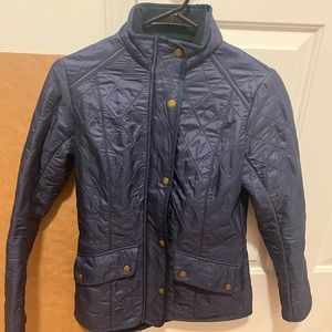 Barbour Navy Calvary Polar-quilt Utility Jacket